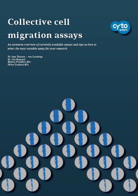 E-Book Cover Collective Cell Migration Assays CytoSMART